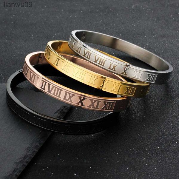 fashion trendy and versatile boutique punk roman numerals letters stainless steel fourcolor bracelet couple bracelets l230704, Black
fashion trendy and versatile boutique punk roman numerals letters stainless steel fourcolor bracelet couple bracelets l230704, Black
