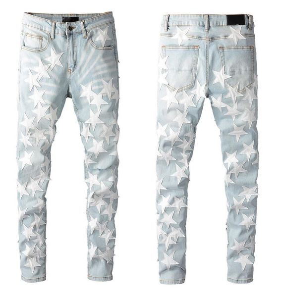 men039s jeans 2021 male blue trousers holes make old high street with embroidered bone pacth stretch slim denim pants5473700
men039s jeans 2021 male blue trousers holes make old high street with embroidered bone pacth stretch slim denim pants5473700