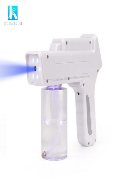 handheld rechargeable blue ray nano mist spray gun portable 350ml desinfectante sanitizing fogger disinfectant fogging machine hom2357060
handheld rechargeable blue ray nano mist spray gun portable 350ml desinfectante sanitizing fogger disinfectant fogging machine hom2357060