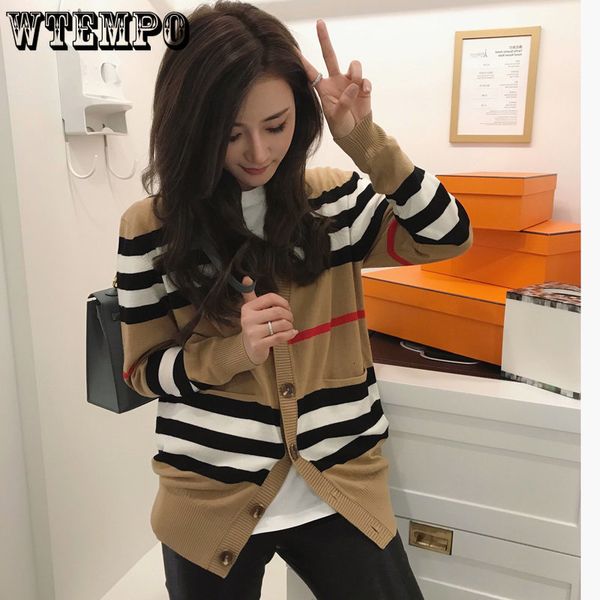 women's knits tees women's sweater women's jacket cashmere cardigan mid-length knitted jacket v-neck loose striped sweater th, White
women's knits tees women's sweater women's jacket cashmere cardigan mid-length knitted jacket v-neck loose striped sweater th, White