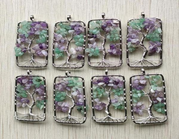 pendant necklaces whole 8pcslot fashion natural fluorite stone tree of life handmade wire wrapped pendants 30mm for jewelry m3093064, Silver
pendant necklaces whole 8pcslot fashion natural fluorite stone tree of life handmade wire wrapped pendants 30mm for jewelry m3093064, Silver
