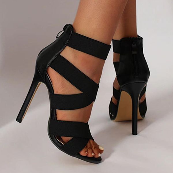sandals sandalias mujer women's ladies pumps fashion bandage patchwork black colors high heels sandals casual shoes plus size 36-43 230
sandals sandalias mujer women's ladies pumps fashion bandage patchwork black colors high heels sandals casual shoes plus size 36-43 230