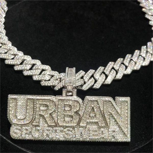luxury high-end jewelry hip hop 925 silver men's 2.5 inch urban letter pendant moissanite pendant
luxury high-end jewelry hip hop 925 silver men's 2.5 inch urban letter pendant moissanite pendant