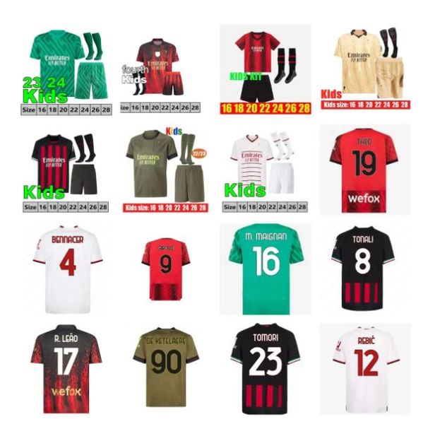 ibrahimovic 23 24 koche soccer jerseys ac milans giroud de ketelaere r. leao tonali football shirt special 4th men kids brahim r.leao unifor, Black;yellow
ibrahimovic 23 24 koche soccer jerseys ac milans giroud de ketelaere r. leao tonali football shirt special 4th men kids brahim r.leao unifor, Black;yellow