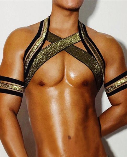 mens chest harness shoulder straps muscle elastic belt arnes hombre bandage lingerie with arm band fancy club party stage cos8956214, Black
mens chest harness shoulder straps muscle elastic belt arnes hombre bandage lingerie with arm band fancy club party stage cos8956214, Black