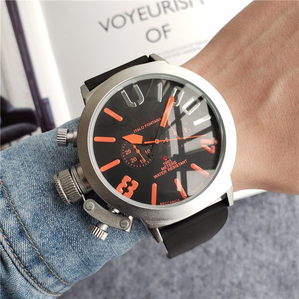2023 men's sports 50mm big boat silver black rubber classic round automatic mechanical watches wristwatches self wind u watch u-6, Slivery;golden
2023 men's sports 50mm big boat silver black rubber classic round automatic mechanical watches wristwatches self wind u watch u-6, Slivery;golden
