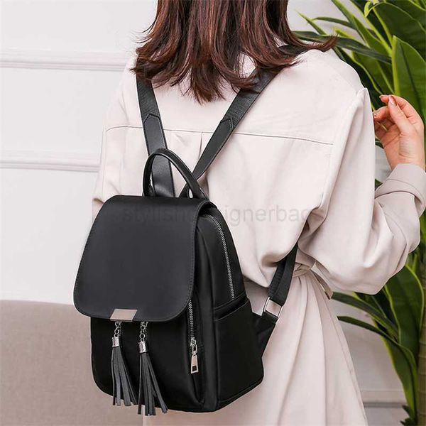 backpack style women tassel backpack school bag classic black waterproof travel multi-function simple oxford cloth backpack for teenage girl
backpack style women tassel backpack school bag classic black waterproof travel multi-function simple oxford cloth backpack for teenage girl