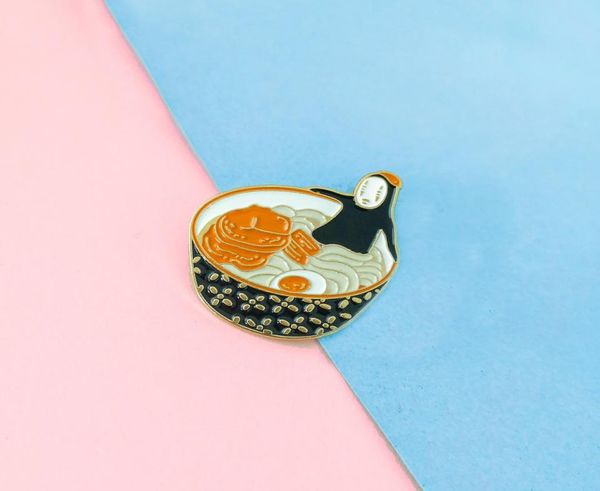 japanese anime noodles enamel pin spirited away no face man cartoon ramen brooches denim shirt lapel pins badge jewelry 24pcslot 6204031, Gray
japanese anime noodles enamel pin spirited away no face man cartoon ramen brooches denim shirt lapel pins badge jewelry 24pcslot 6204031, Gray