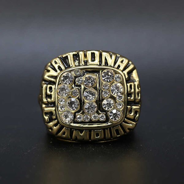 1996 university of florida alligator ncaa championship ring, Golden;silver 
1996 university of florida alligator ncaa championship ring, Golden;silver
