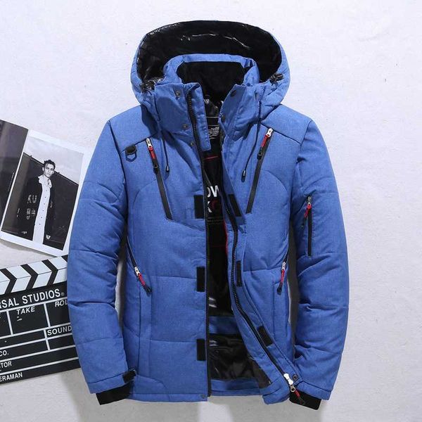 men's down parkas 2023 new winter white duck down jacket men parkas outdoor hooded coat casual windbreaker thick warm snow coat oversiz, Black
men's down parkas 2023 new winter white duck down jacket men parkas outdoor hooded coat casual windbreaker thick warm snow coat oversiz, Black
