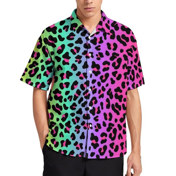 mens casual shirts rainbow leopard loose shirt men beach cheetah neon print hawaiian graphic short sleeve aesthetic oversized blouses 230720, White;black
mens casual shirts rainbow leopard loose shirt men beach cheetah neon print hawaiian graphic short sleeve aesthetic oversized blouses 230720, White;black