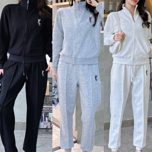 women designer luxury tracksuits full logo embossment print zipper casual street leisure fashion sweatshirts white black and gray hoodless s
women designer luxury tracksuits full logo embossment print zipper casual street leisure fashion sweatshirts white black and gray hoodless s