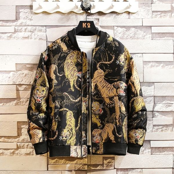 men's jackets men hiphop baseball jacket coats embroidery crane chinese style optional harajuku college bomber oversize 230719, Black;brown
men's jackets men hiphop baseball jacket coats embroidery crane chinese style optional harajuku college bomber oversize 230719, Black;brown
