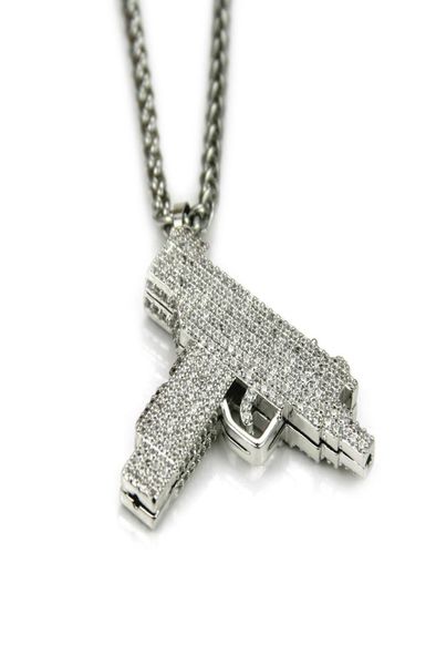submachine gun fashion pendant iced out crystal goldsilver charm necklace hip hop jewelry cuba039s necklace punk2295964, Silver
submachine gun fashion pendant iced out crystal goldsilver charm necklace hip hop jewelry cuba039s necklace punk2295964, Silver