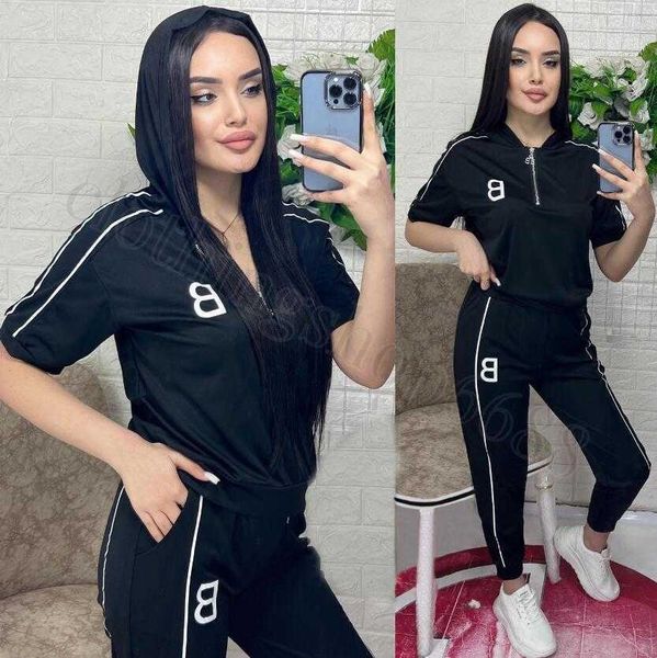 no brand women's two piece pants tracksuits women black sets designer2 piece set running sweatshirt sport joggers short-sleeved pants s, White
no brand women's two piece pants tracksuits women black sets designer2 piece set running sweatshirt sport joggers short-sleeved pants s, White