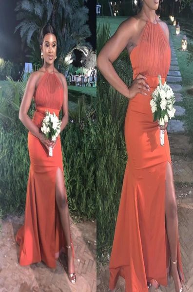 orange mermaid bridesmaid dresses halter side split draped sweep train garden country beach wedding guest gowns maid of honor dres7926485, White;pink
orange mermaid bridesmaid dresses halter side split draped sweep train garden country beach wedding guest gowns maid of honor dres7926485, White;pink