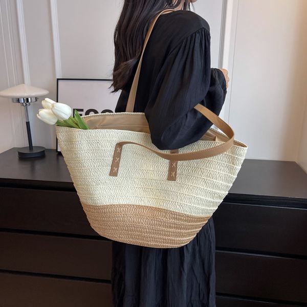 evening bags large capacity beach shopping bag luxury designer rattan woven shoulder women handmade straw handbags summer travel 230720
evening bags large capacity beach shopping bag luxury designer rattan woven shoulder women handmade straw handbags summer travel 230720