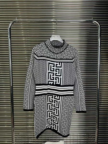 women designer clothing lady knit dresses long sleeved girl skirt maze jacquard full print jersey dress july18, Black;gray
women designer clothing lady knit dresses long sleeved girl skirt maze jacquard full print jersey dress july18, Black;gray