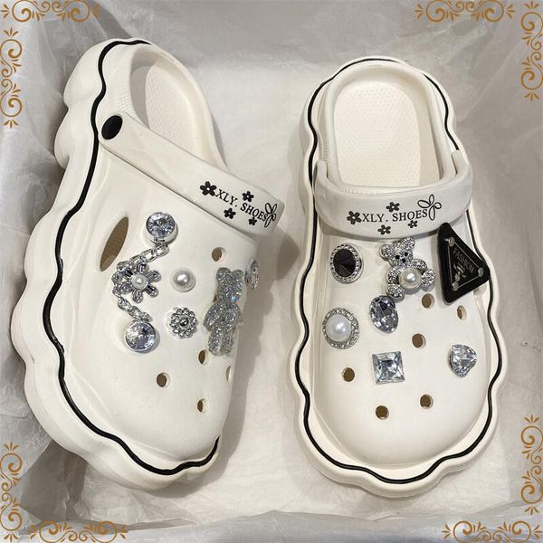sandals women's beach slide cute cartoon diamond decorative hole shoes anti slip thick shoes women's flat garden diy slide 230719, Black
sandals women's beach slide cute cartoon diamond decorative hole shoes anti slip thick shoes women's flat garden diy slide 230719, Black