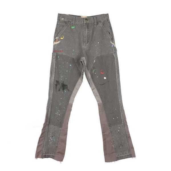 designer clothing fashion pant galleryes depts speckled jeans stitched overalls virgil high street pants flared sweatpants rock streetwear j, Blue
designer clothing fashion pant galleryes depts speckled jeans stitched overalls virgil high street pants flared sweatpants rock streetwear j, Blue