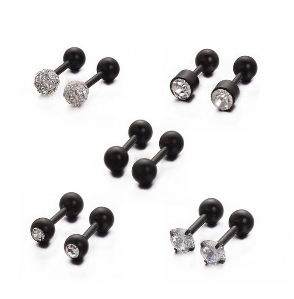 yoursfs 5 pairs zircon screw stud earrings fashion jewelry stainless steel woman christmas gift9897382, Golden;silver
yoursfs 5 pairs zircon screw stud earrings fashion jewelry stainless steel woman christmas gift9897382, Golden;silver