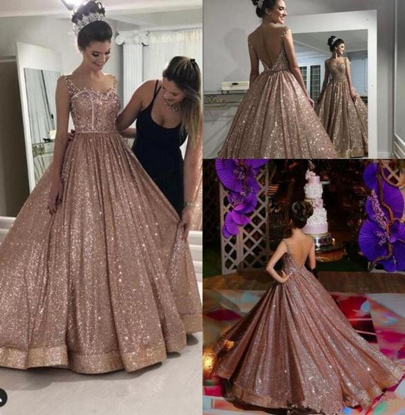 sparkly rose gold sequins prom dresses 2020 luxury backless beaded crystals ruffles puffy skirt evening dress gown robe de soiree1265595, Black
sparkly rose gold sequins prom dresses 2020 luxury backless beaded crystals ruffles puffy skirt evening dress gown robe de soiree1265595, Black