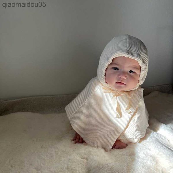 2022 autumn new baby girl cute hooded jacket solid infant princess cloak coat cotton kids waffle cardigan infant boy clothes l230712, Blue;gray
2022 autumn new baby girl cute hooded jacket solid infant princess cloak coat cotton kids waffle cardigan infant boy clothes l230712, Blue;gray