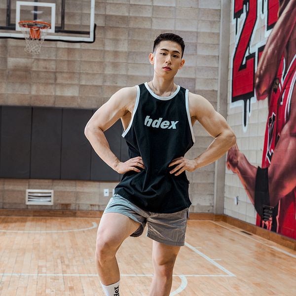 men' tank vest summer sports fitness basketball training cotton fashion clothing casual trend sleeveless tshirt 230720, White;black
men' tank vest summer sports fitness basketball training cotton fashion clothing casual trend sleeveless tshirt 230720, White;black