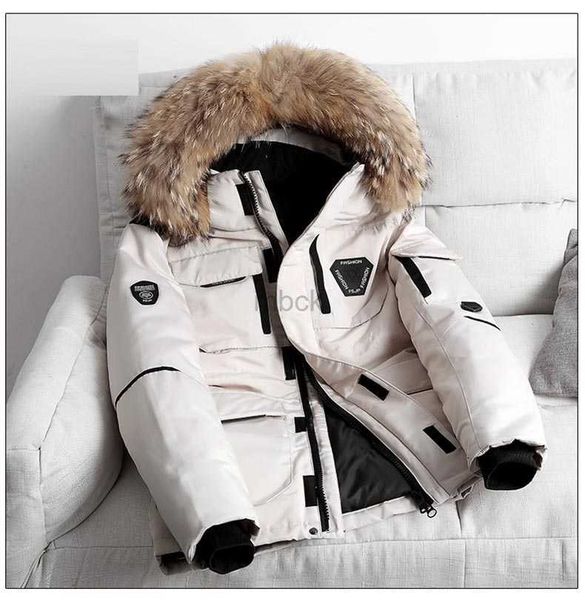 men's down parkas -30 degree down parkas snow jacket men woman winter jacket white duck down parkas thicken coat fur hooded thick warm, Black
men's down parkas -30 degree down parkas snow jacket men woman winter jacket white duck down parkas thicken coat fur hooded thick warm, Black