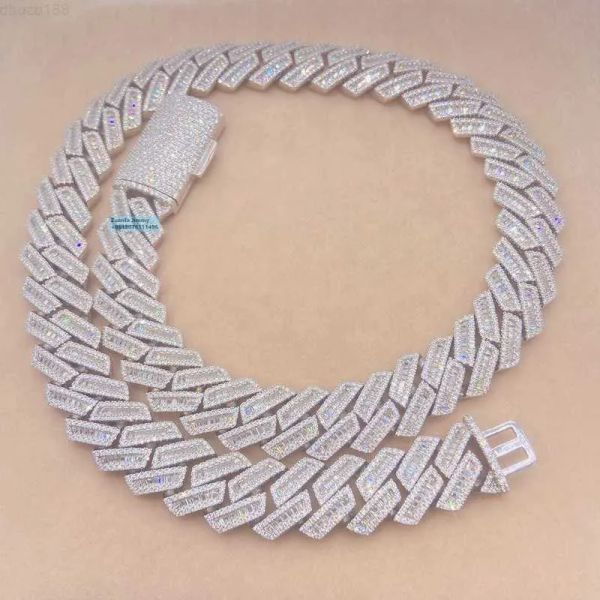 buss down 18mm heavier big guy cuban jewelry solid silver vvs1 baguette moissanite miami cuban chain
buss down 18mm heavier big guy cuban jewelry solid silver vvs1 baguette moissanite miami cuban chain