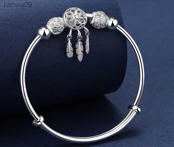 adjustable silver plated bangle dreamcatcher tassel feather bead charm bracelet cuff for women elegant wedding l230704, Black
adjustable silver plated bangle dreamcatcher tassel feather bead charm bracelet cuff for women elegant wedding l230704, Black