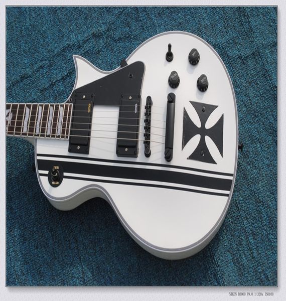 custom ltd iron cross sw james hetfield signature electric guitar 6 string emg pickups white color with 8497476
custom ltd iron cross sw james hetfield signature electric guitar 6 string emg pickups white color with 8497476