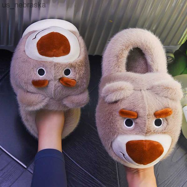 cartoon cute bear white fluffy fur slippers women men winter warm closed back plush home slipper kawaii slides house funny shoes l230518, Black;grey
cartoon cute bear white fluffy fur slippers women men winter warm closed back plush home slipper kawaii slides house funny shoes l230518, Black;grey