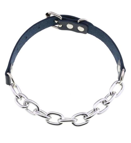 punk choker collar leather chains necklace goth jewelry women gothic necklace harajuku accessories fashion1732896, Golden;silver
punk choker collar leather chains necklace goth jewelry women gothic necklace harajuku accessories fashion1732896, Golden;silver