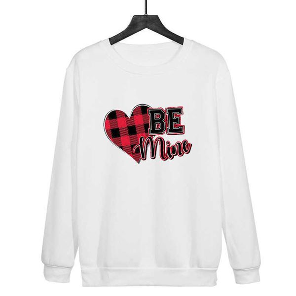 2021 women's valentine's day women's love be mine letter round neck short sleeve t-shirt, White
2021 women's valentine's day women's love be mine letter round neck short sleeve t-shirt, White