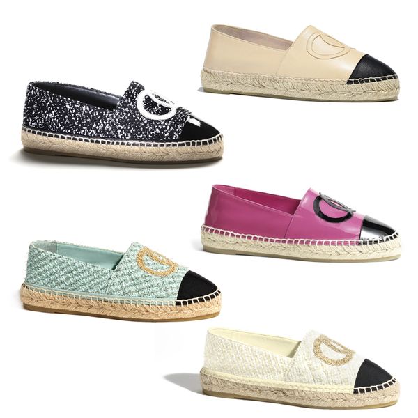 luxury designer summer classic fashion women espadrilles loafers fisherman canvas flat shoe cotton tweed grosgrain leather designer shoe, Black
luxury designer summer classic fashion women espadrilles loafers fisherman canvas flat shoe cotton tweed grosgrain leather designer shoe, Black