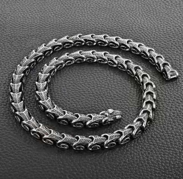 chains 7524039039 length punk vintage men viking dragon jewelry hiphop 316l stainless steel 2 kind wear method chain neckl6497575, Silver
chains 7524039039 length punk vintage men viking dragon jewelry hiphop 316l stainless steel 2 kind wear method chain neckl6497575, Silver