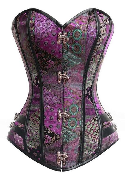 women black steampunk corset overbust gothic clothing korsett body shaper corselet corpete espartilho1464533, Black;white
women black steampunk corset overbust gothic clothing korsett body shaper corselet corpete espartilho1464533, Black;white