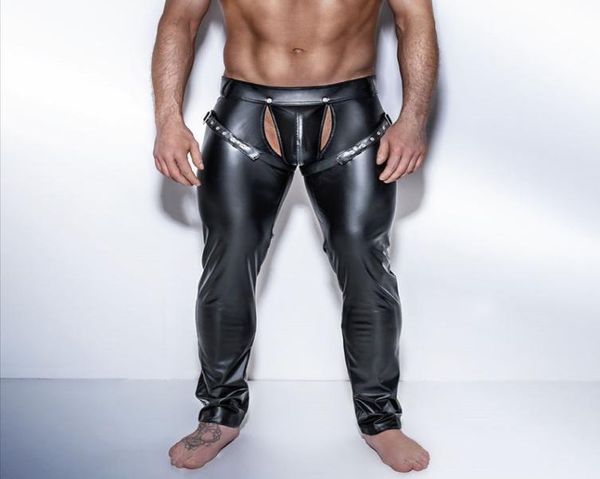 men funny skinny faux pu leather trousers open front pants gay wetlook black long johns nightclub performance dancer leather 7829118, Black;brown
men funny skinny faux pu leather trousers open front pants gay wetlook black long johns nightclub performance dancer leather 7829118, Black;brown