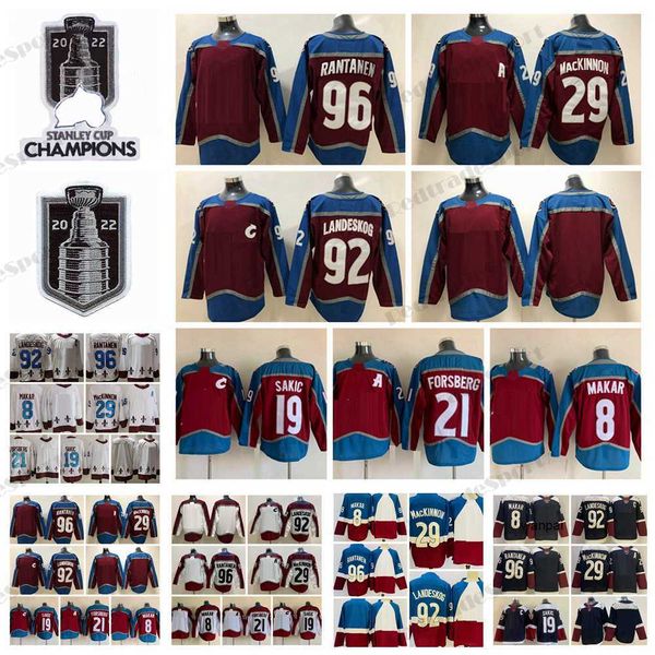 2022 stanley cup champions 29 nathan mackinnon hockey jerseys 92 gabriel landeskog 96 mikko rantanen 8 cale makar 19 joe sakic 21 peter, Black;red
2022 stanley cup champions 29 nathan mackinnon hockey jerseys 92 gabriel landeskog 96 mikko rantanen 8 cale makar 19 joe sakic 21 peter, Black;red