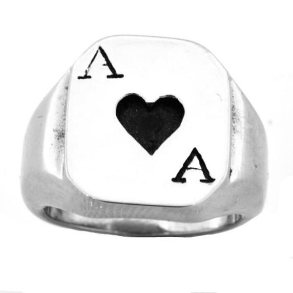 fanssteel stainless steel jewelry vets ace of spade gamble heart of ace biker ring love ring gift for sisters fsr08w8949189711534701, Silver
fanssteel stainless steel jewelry vets ace of spade gamble heart of ace biker ring love ring gift for sisters fsr08w8949189711534701, Silver