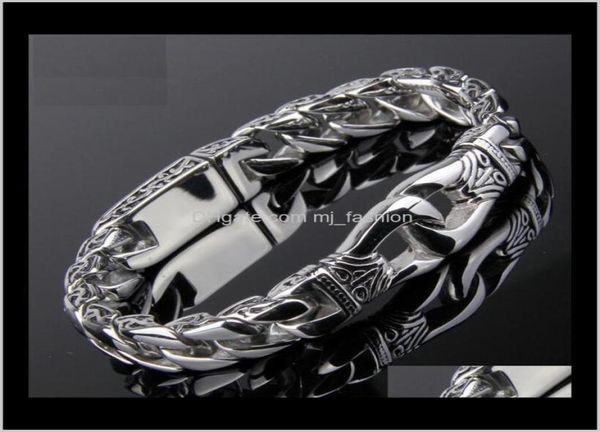 link chain fashion stainless steel charm bracelet men vintage totem mens bracelets cool male jewelry wristband jewellery4417090, Black
link chain fashion stainless steel charm bracelet men vintage totem mens bracelets cool male jewelry wristband jewellery4417090, Black