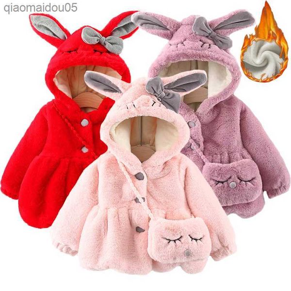 new plush winter baby girls jacket little rabbit ears bow cute keep warm hooded coat for kids toddle child outerwear send bag l230712, Blue;gray
new plush winter baby girls jacket little rabbit ears bow cute keep warm hooded coat for kids toddle child outerwear send bag l230712, Blue;gray