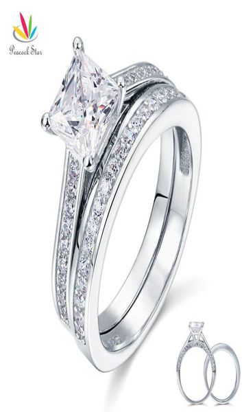 peacock star 15 ct princess cut solid 925 sterling silver 2pcs wedding promise engagement ring set cfr8009s y190510028450313, Slivery;golden
peacock star 15 ct princess cut solid 925 sterling silver 2pcs wedding promise engagement ring set cfr8009s y190510028450313, Slivery;golden