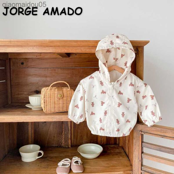 spring baby girl boy coat cute little bear print long sleeve hooded jacket thin kids wind and sun protection clothing e65020 l230712, Blue;gray
spring baby girl boy coat cute little bear print long sleeve hooded jacket thin kids wind and sun protection clothing e65020 l230712, Blue;gray
