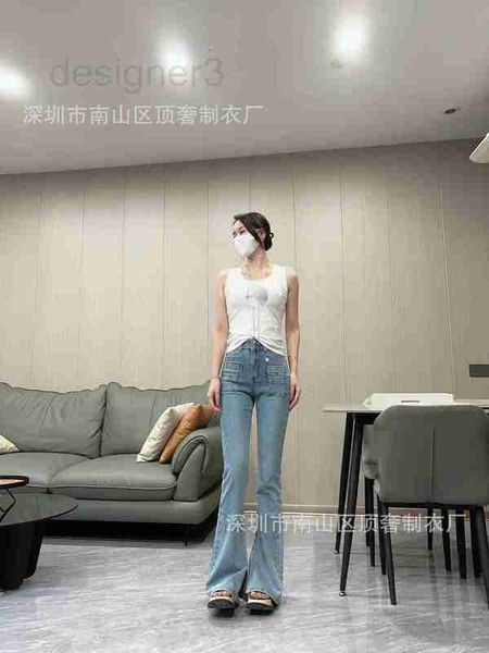 women's jeans designer 23 new style small fragrant reverse wearing elastic denim pants with a slit design is must-have item for women&#, Blue
women's jeans designer 23 new style small fragrant reverse wearing elastic denim pants with a slit design is must-have item for women&#, Blue