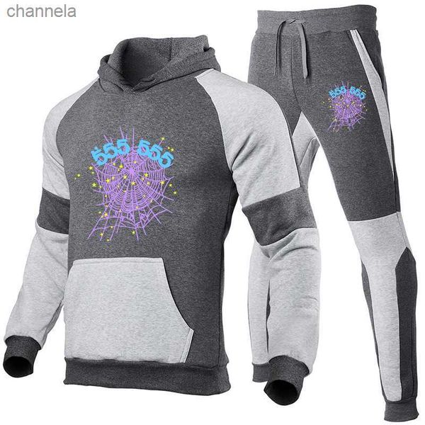 men's tracksuits designer men spider hoodie mens joggers clothes printing fashion splicing pullover casual sportswear pants sweater 2 p, Gray
men's tracksuits designer men spider hoodie mens joggers clothes printing fashion splicing pullover casual sportswear pants sweater 2 p, Gray