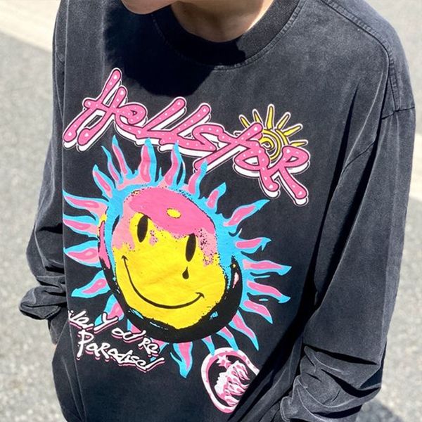 hellstar studios enlightenment club hoodies sunflower printed long sleeve t-shirt man women sweatshirts cotton vintage t-shirts summer loose, Black;brown
hellstar studios enlightenment club hoodies sunflower printed long sleeve t-shirt man women sweatshirts cotton vintage t-shirts summer loose, Black;brown