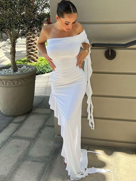 urban dresses dulzura one shoulder ruffle maxi dress irrigrual party long evening birthday clothes elegant outfits 2023 summer 230719, White;black
urban dresses dulzura one shoulder ruffle maxi dress irrigrual party long evening birthday clothes elegant outfits 2023 summer 230719, White;black