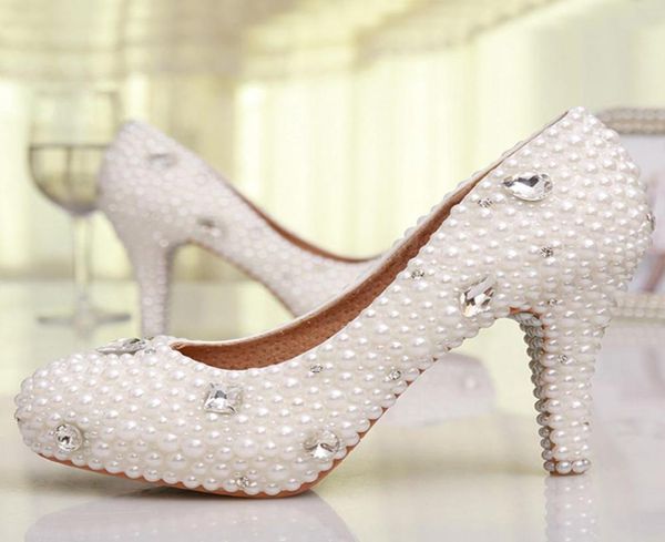 fahion handmad 3 inches high heel platform wedding shoes elegant pearl bridal shoes white genuine leather women prom pumps2100632, Black
fahion handmad 3 inches high heel platform wedding shoes elegant pearl bridal shoes white genuine leather women prom pumps2100632, Black